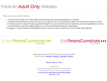 Tablet Screenshot of peterscumshots.com
